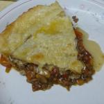 Mince and cheese pie