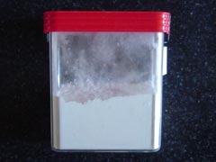 Picture of a container of gluten free flour